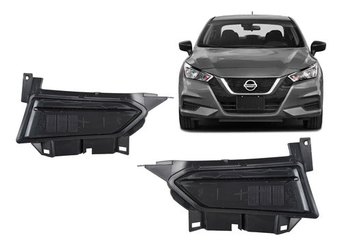 Tapa Neblinero Nissan Versa 2020 2022 Par
