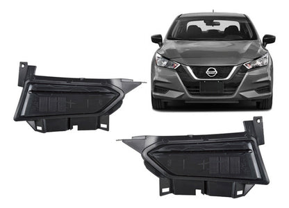 Tapa Neblinero Nissan Versa 2020 2022 Par
