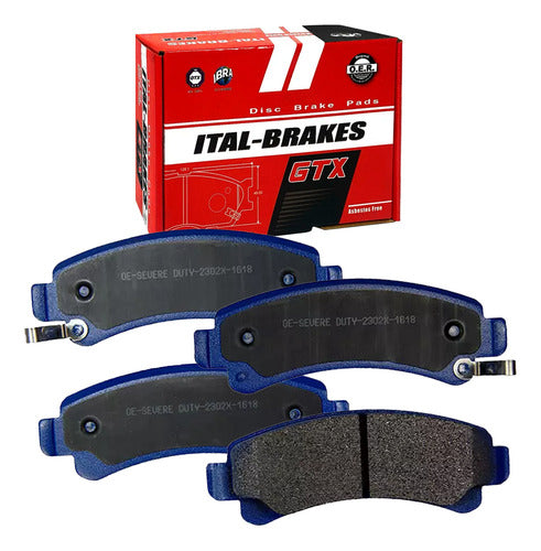 Kit Pastillas Delanteras + Traseras Freno Gtx Jmc New Vigus E 2022 2023