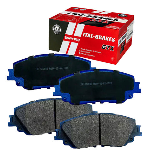 Kit Pastillas Delanteras + Traseras Freno Gtx Lexus Ux200 2019 2024