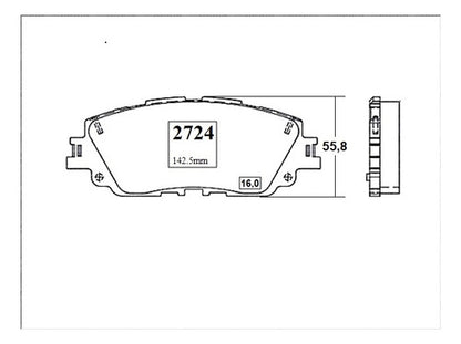 Pastilla Freno Delantero Toyota Rav4 2.5 2019