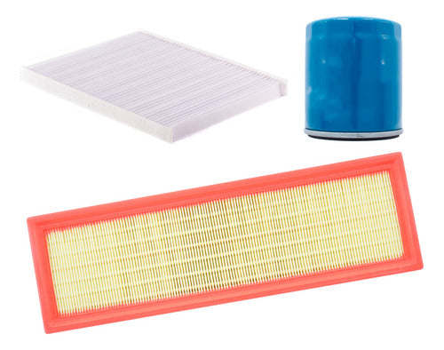 Kit Filtro Aceite Aire Polen Ford Fiesta 1.6 Sigma 2011 2016