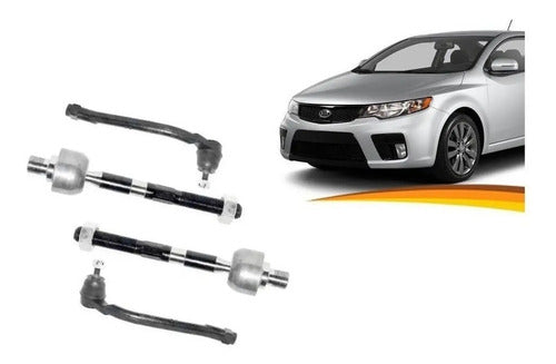 Brazo Axial Kia Koup 2010 2013 + Terminales Kit X 4