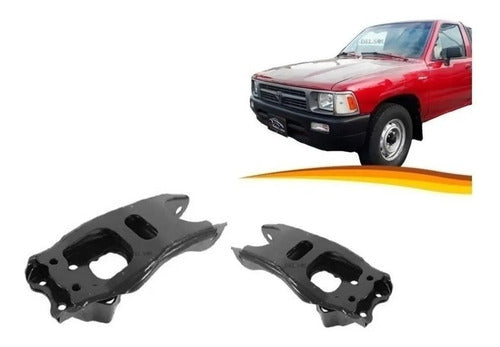 Kit Bandejas Inferior Derecho Y Izquierda Toyota Hilux Yn85 Rn85 1989 2004