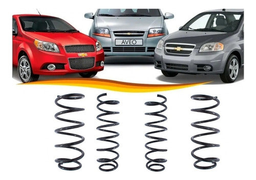 Espiral Chevrolet Aveo 1400 F14d3 2004 2016 Delantero + Tras
