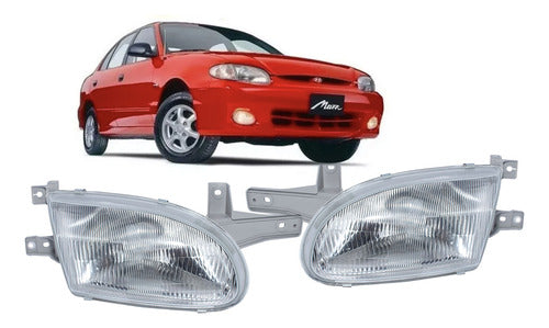 Optico Hyundai Accent X3 1.5 G4ek 1997 2000 Par