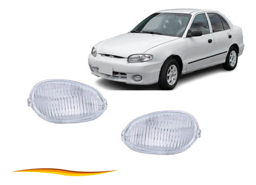 Par Neblinero Hyundai Accent 1.5 G4ek 1998 1999