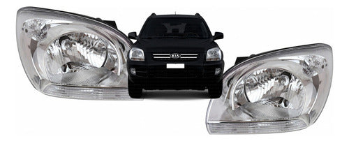 Optico Kia Sportage 2005 2009 Par