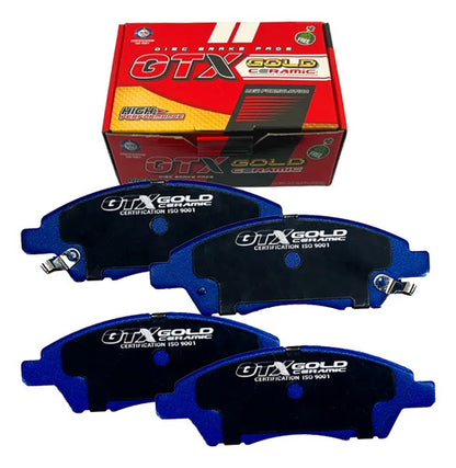 Kit Pastillas Delanteras + Traseras Freno Gtx Gold Toyota Yaris 2023 2024
