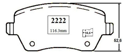 Pastilla Freno Delantero Renault Duster 2.0 2011