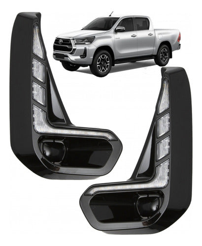 Kit Bisel Drl Led Toyota Hilux 2020 2022