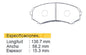 Pastilla Freno Delantero Mitsubishi Montero 3.2 2002 2008
