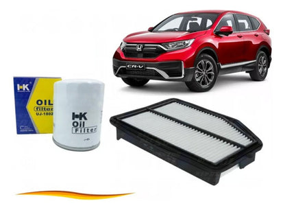 Kit Filtros Honda Crv 2.4 2016 2018 Aceite Aire Polen