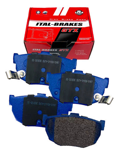Kit Pastillas Delanteras + Traseras Freno Gtx Jac B-class 2013 2015