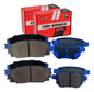 Kit Pastillas Delanteras + Traseras Freno Gtx Brilliance V3 2016 2021