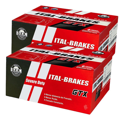 Kit Pastillas Delanteras + Traseras Freno Gtx Chery Tiggo 8 Pro 2022 2024