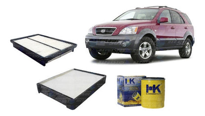 Kit Filtros Sorento 3.5 2003 2007 Aire Aceite Polen