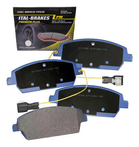 Kit Pastillas Delanteras + Traseras Freno Gtx Mahindra Xuv 500 2012 2023