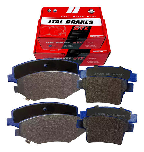 Kit Pastillas Delanteras + Traseras Freno Gtx Byd Tang 2020 2023