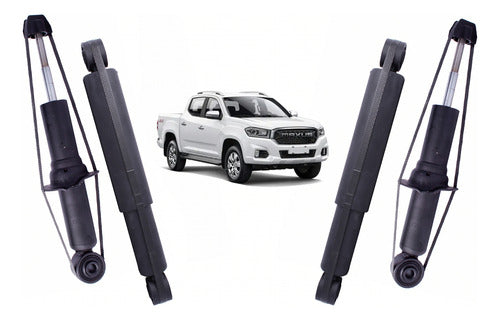 Par Amortiguador Delantero + Par Trasero Maxus T60 2017 2023