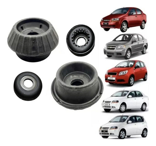 Cazoletas Amortiguador Delantero Chevrolet Aveo Par Conicas