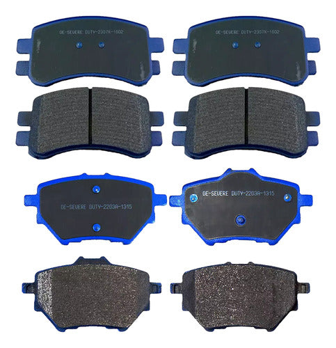 Kit Pastillas Delanteras + Traseras Freno Ford Territory 2020 2024