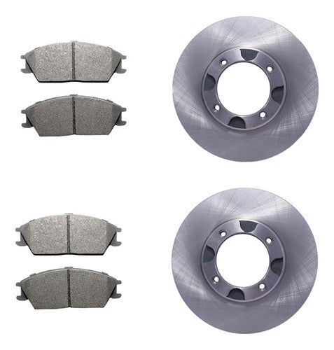 Discos Con Pastilla Freno Hyundai Excel 1986 1994