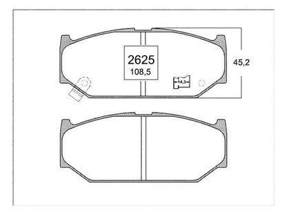 Pastilla Freno Delantero Suzuki Dzire 1.2 2013