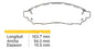 Pastilla Freno Delantero Nissan Pathfinder 2.5 2005 2009