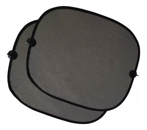 Set 2 Sombrillas Ventana Lateral Negro S 44x38