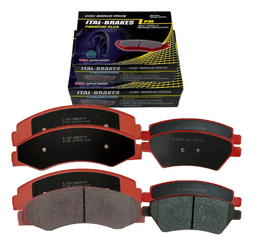 Kit Pastillas Delanteras + Traseras Freno Foton Ft500 2016 2022