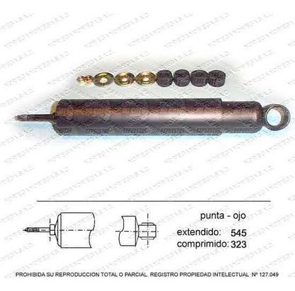 Par Amortiguador R/L Delantero Canter 3.3 1986 1996
