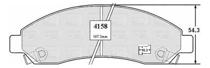 Pastilla Freno Delantero Chevrolet Colorado 2.9 2007 2008