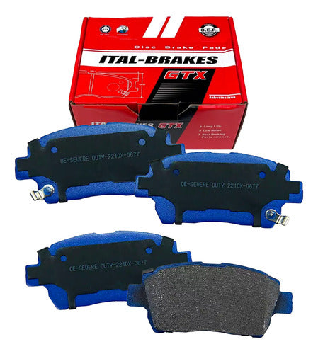 Kit Pastillas Delanteras + Traseras Freno Great Wall Peri 2009 2011