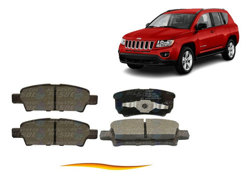 Pastilla Freno Trasera Jeep Compass 2007 2017