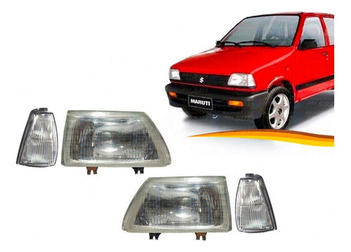 Optico + Farol Punta Suzuki Maruti 1998 2009 Par