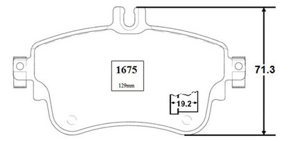 Pastilla Freno Delantero Mercedes A180 2.0 2013 2016