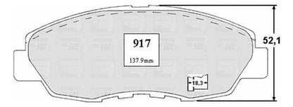 Pastilla Freno Delantero Honda Civic Si 2.0 2007 2012