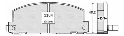 Pastilla Freno Delantero Chevrolet Luv 2.0 1981 1987