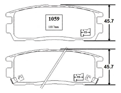Pastilla Freno Trasero Chevrolet Captiva 2.4 2012 2018