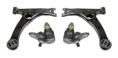 Par Bandeja Suspension Corolla 3zzfe 1.6 2001 2008 Conrotula