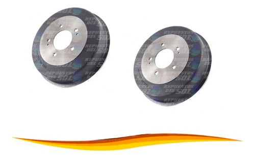 Tambor Freno Sin Maza Hyundai H100 1995 2004 - 254 Mm
