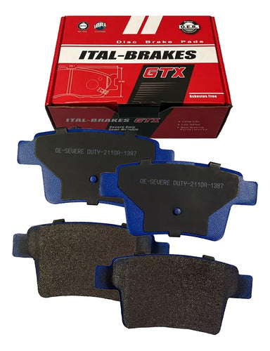 Kit Pastillas Delanteras + Traseras Freno Gtx Geely Ex7 2013 2016
