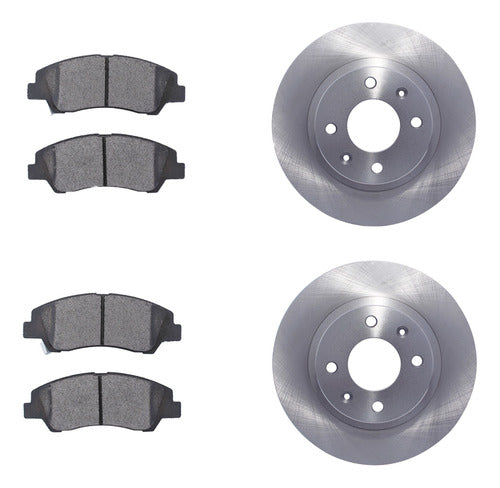 Discos Con Pastilla Freno Hyundai I10 2014 2020