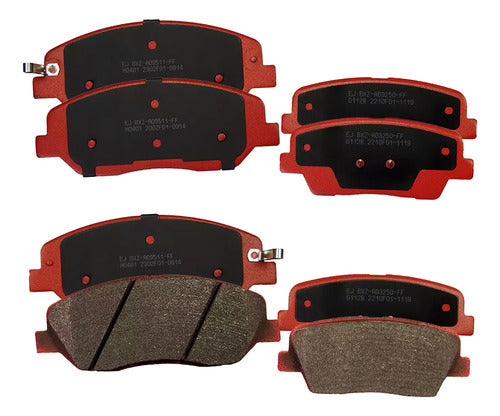 Kit Pastillas Delanteras + Traseras Freno Ssangyong Grand Musso 2019 2024