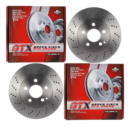 Par Discos Freno Mercedes Benz C180 W204 2007 2014