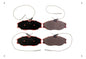 Pastilla Freno Ital Brakes Delantero Peugeot 406 2000 2008