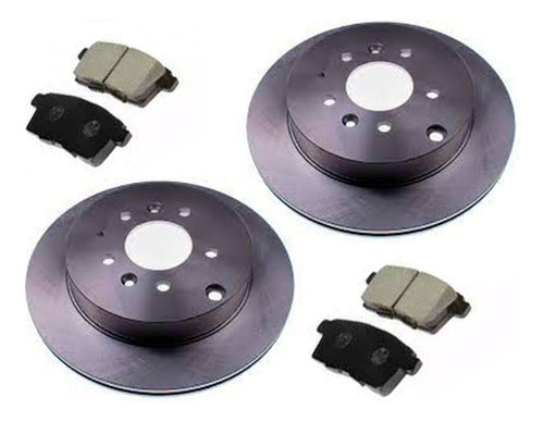 Par Disco Freno Trasero Mazda Cx7 2.5 2010 2013 + Pastilla