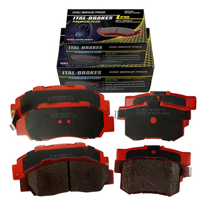 Kit Pastillas Delanteras + Traseras Freno Honda Prelude 1996 2001