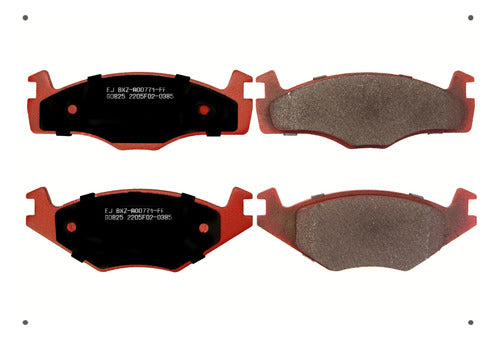 Pastilla Freno Ital Brakes Delantero Seat Ibiza 2000 2004